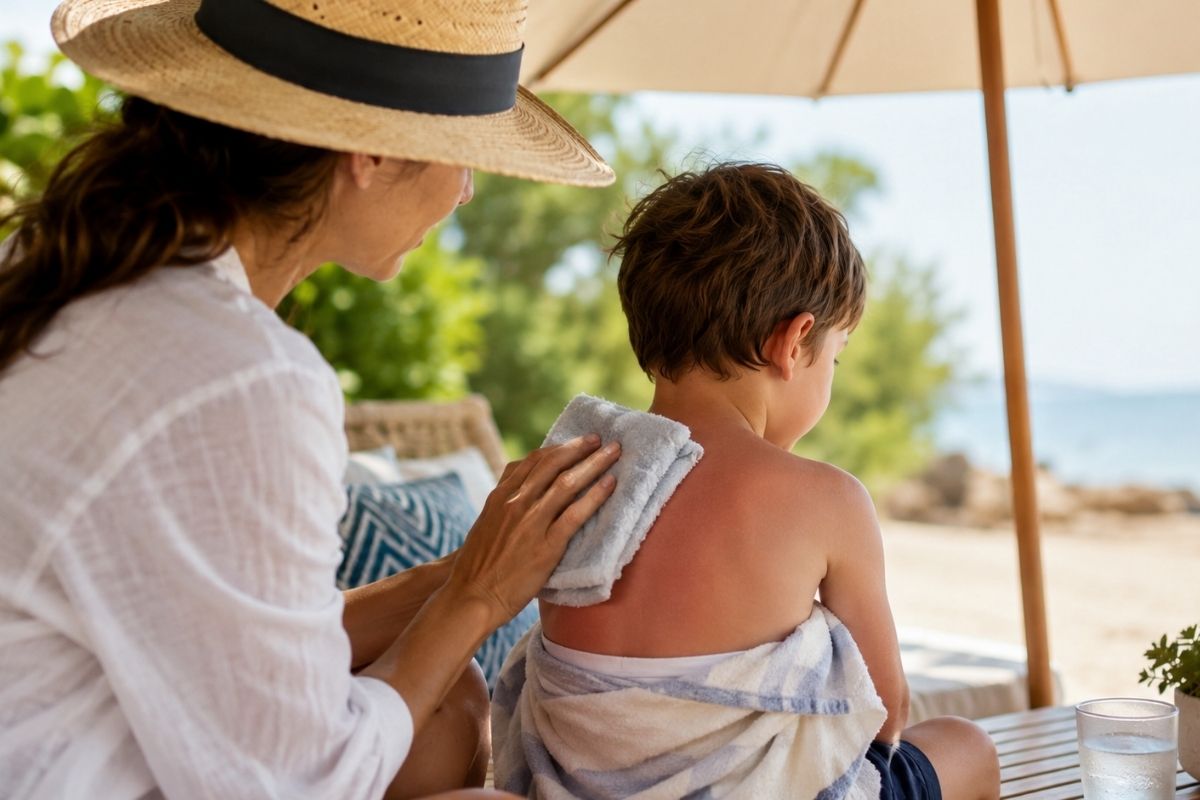 Sonnenbrand bei Kindern: Was wirklich hilft und wann ärztlicher Rat notwendig ist