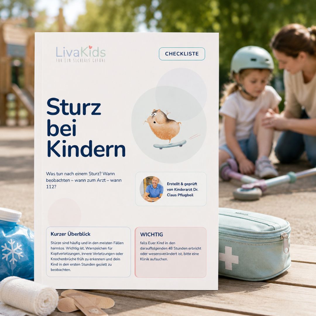 LivaKids Checkliste Sturz bei Kindern als PDF